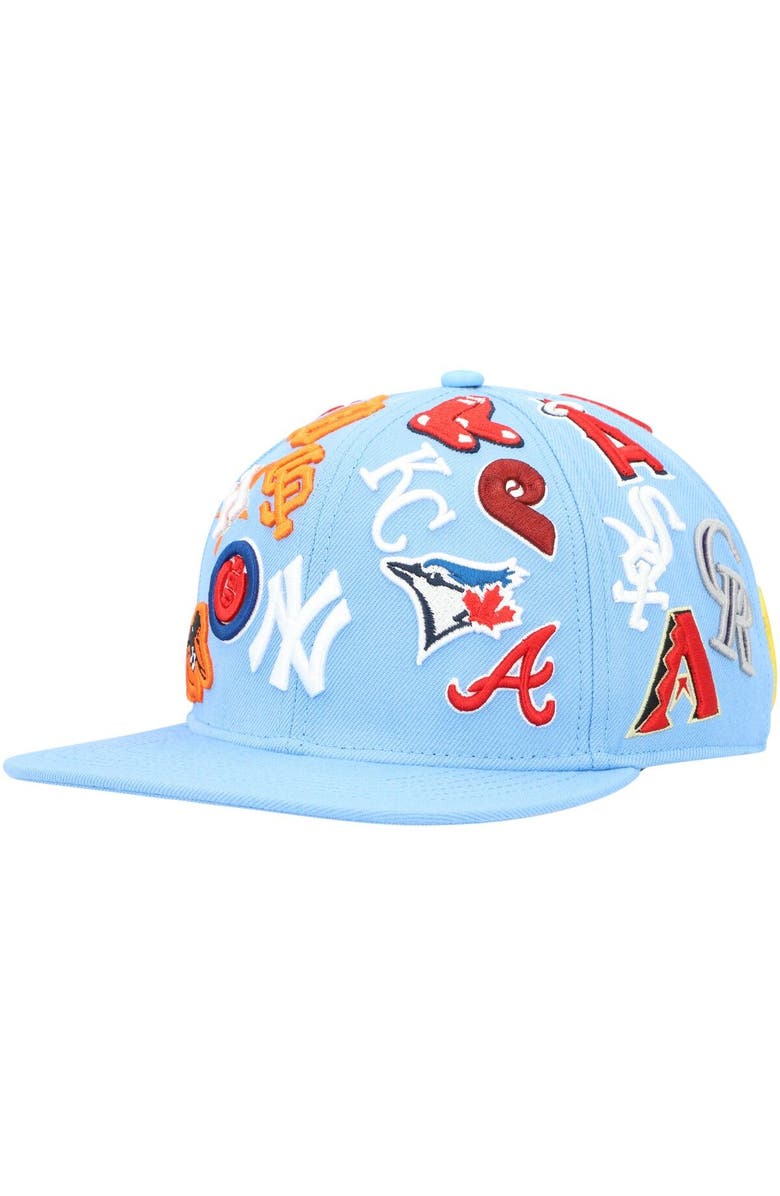 PRO STANDARD Men's Pro Standard Light Blue MLB Pro League Wool Snapback Hat, Main, color,