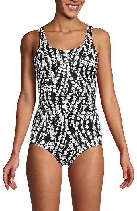 Mastectomy Chlorine Resistant Tugless One Piece Swimsuit Soft Cup