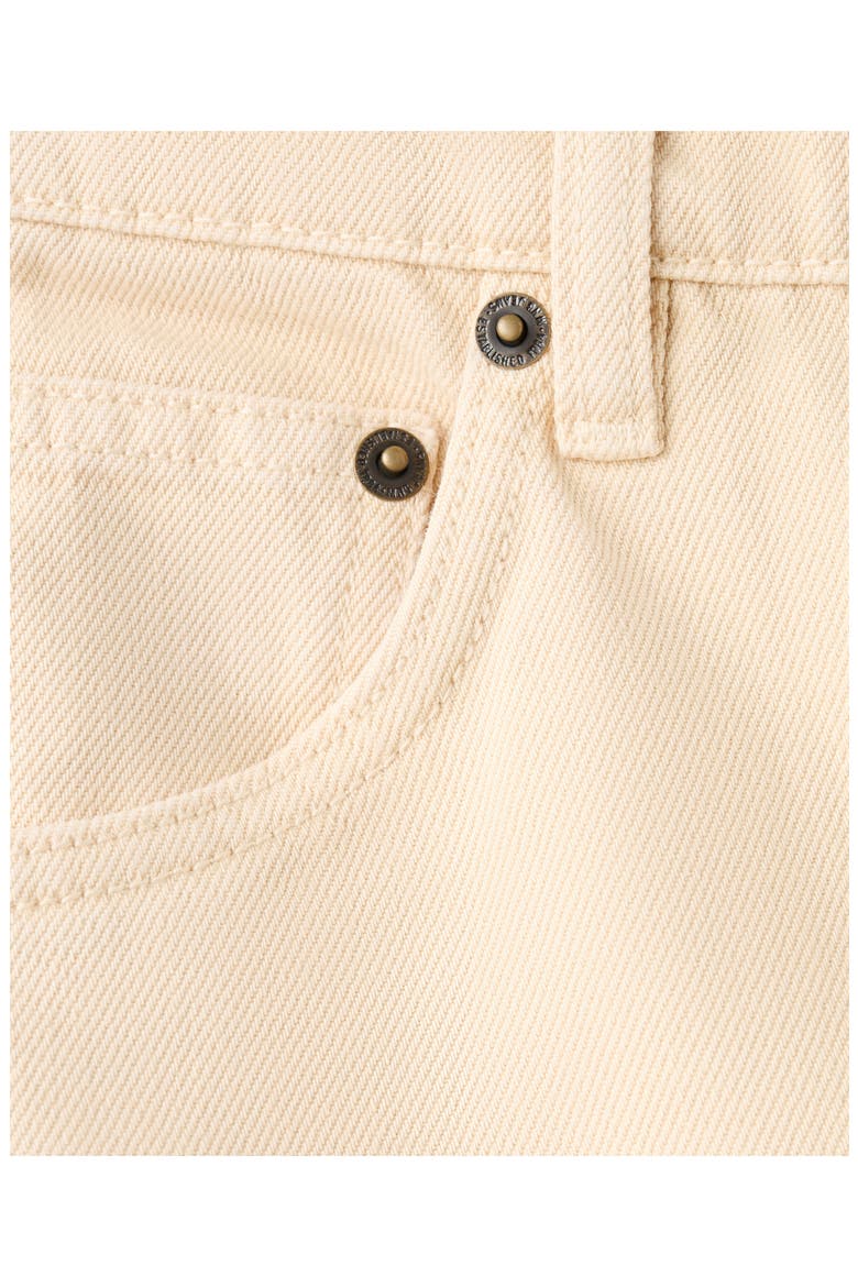 Denim Bermuda Shorts, Alternate, color, VANILLA