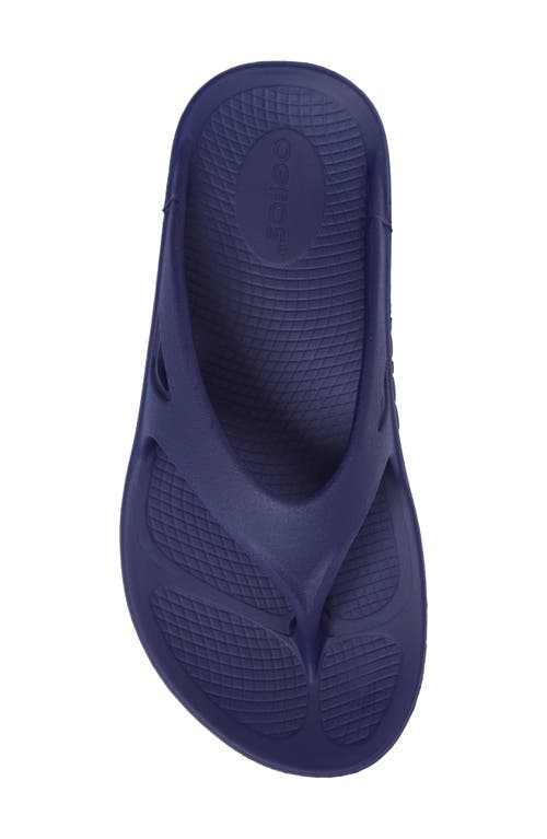 Oofos Gender Inclusive Ooriginal Sandal In Blue