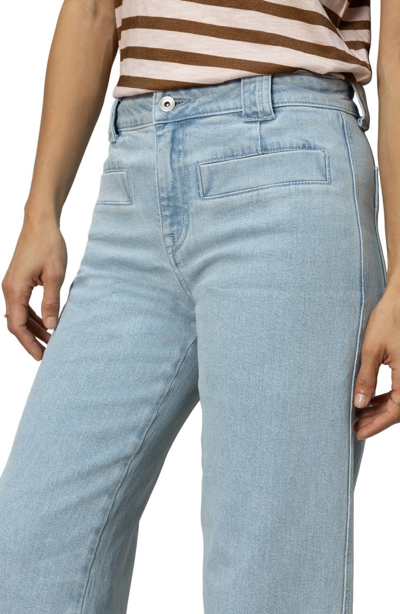 Sanctuary Voyage High Waist Crop Wide Leg Jeans, Alternate, color, 