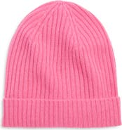 Nordstrom Cashmere Rib Cuff Beanie