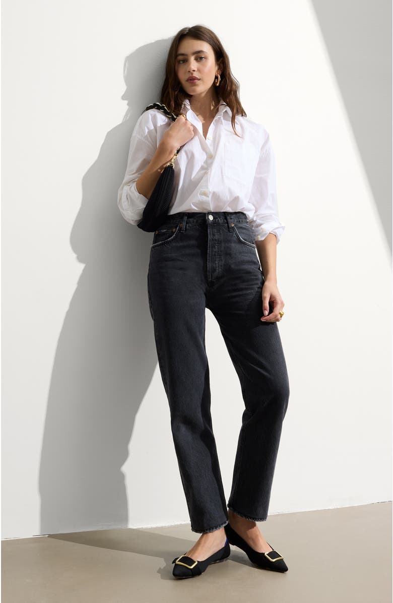 Rothy's The Emblem Point II, Alternate, color, Black