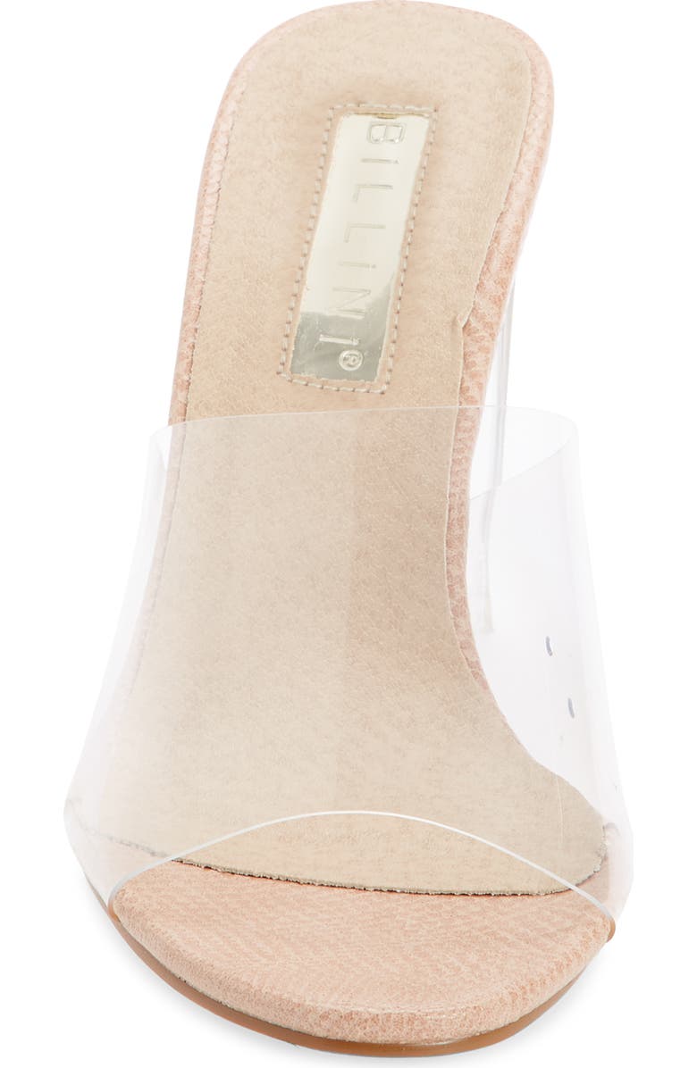 Billini Saskia Transparent Block Heel Sandal, Alternate, color,