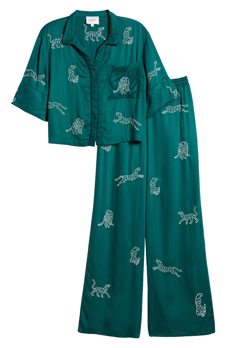 Sani Embroidered Lounge Set, Alternate, color, 