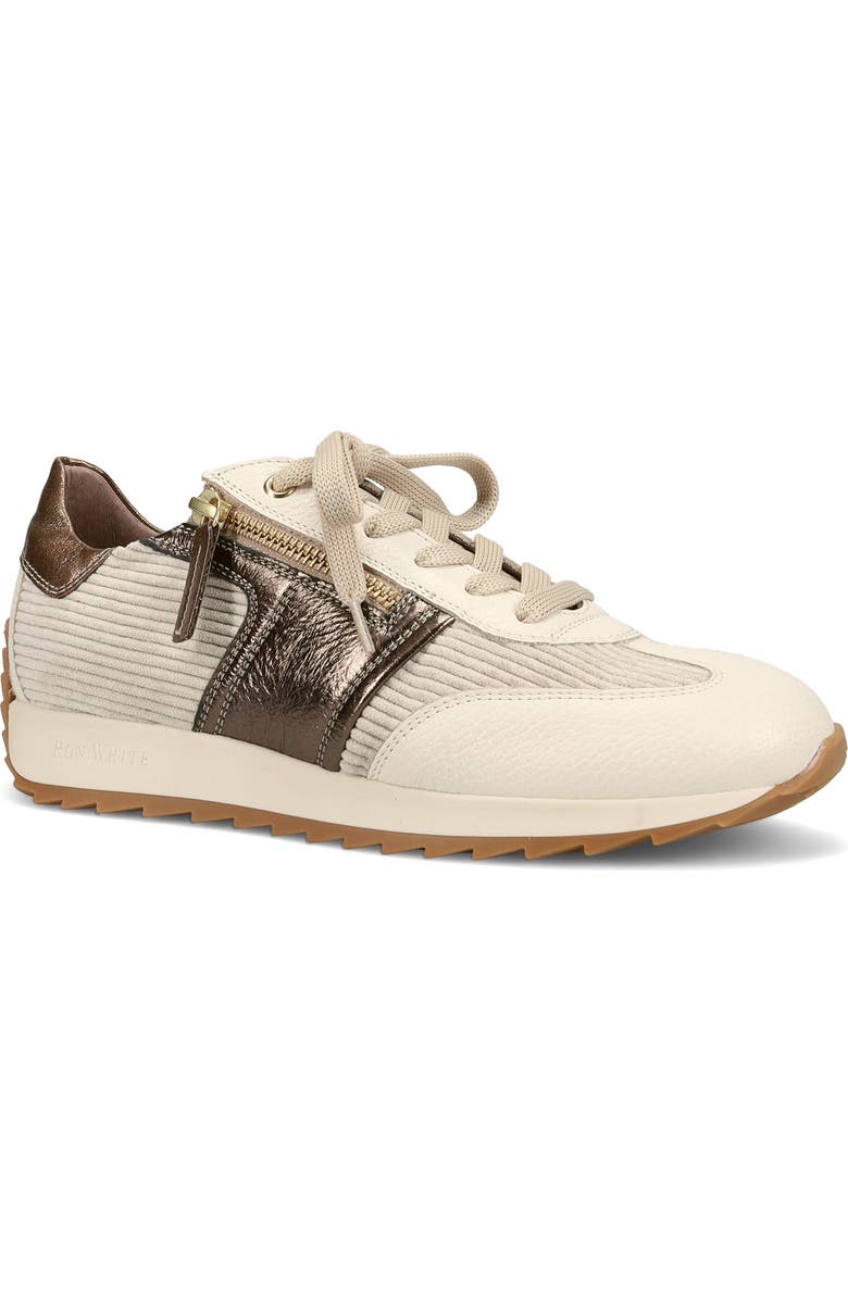 Ron White Zuri Sneaker, Main, color, Ivory