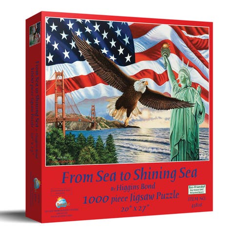 From Sea to Shining Sea 1000 piece Jigsaw Puzzle for Adults