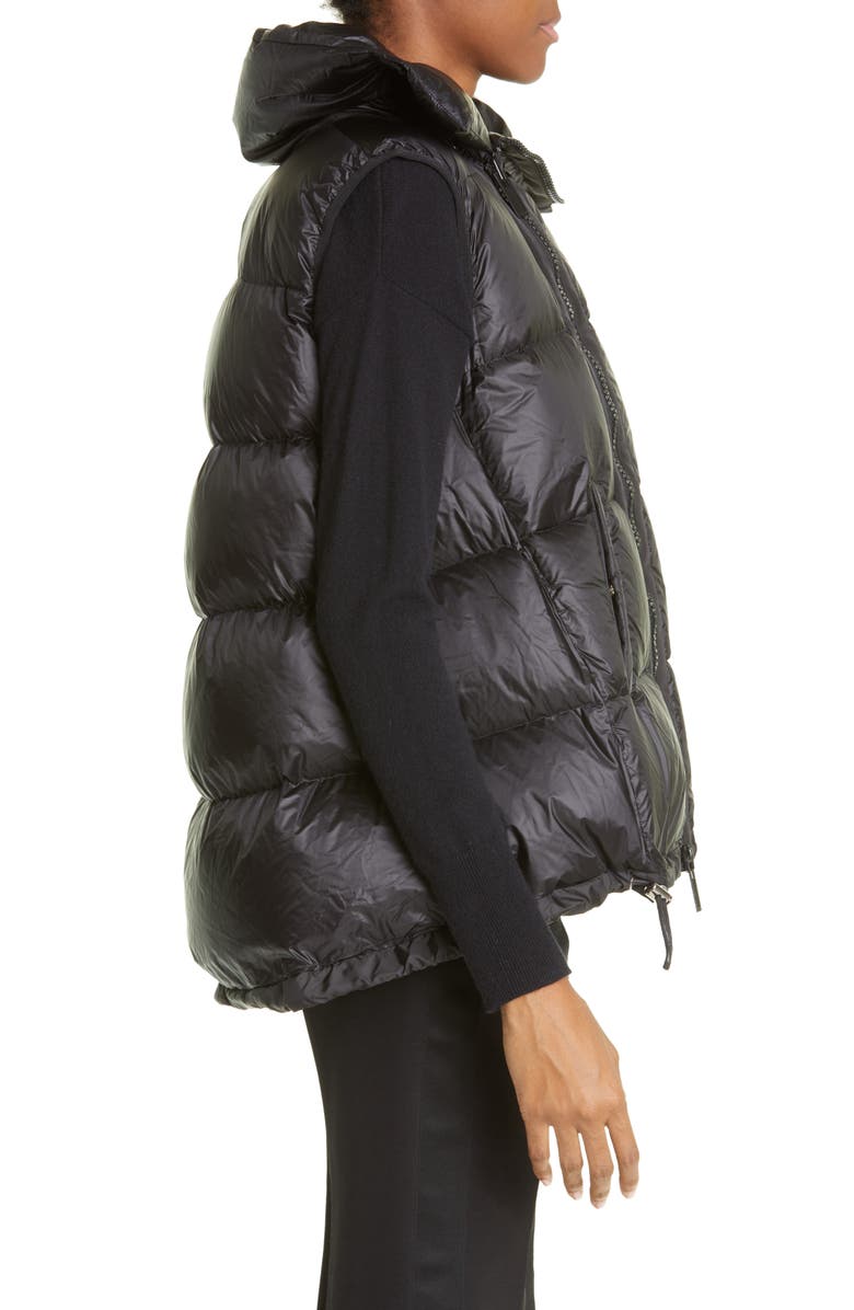 Sacai Women's Asymmetric Puffer Vest, Alternate, color, 