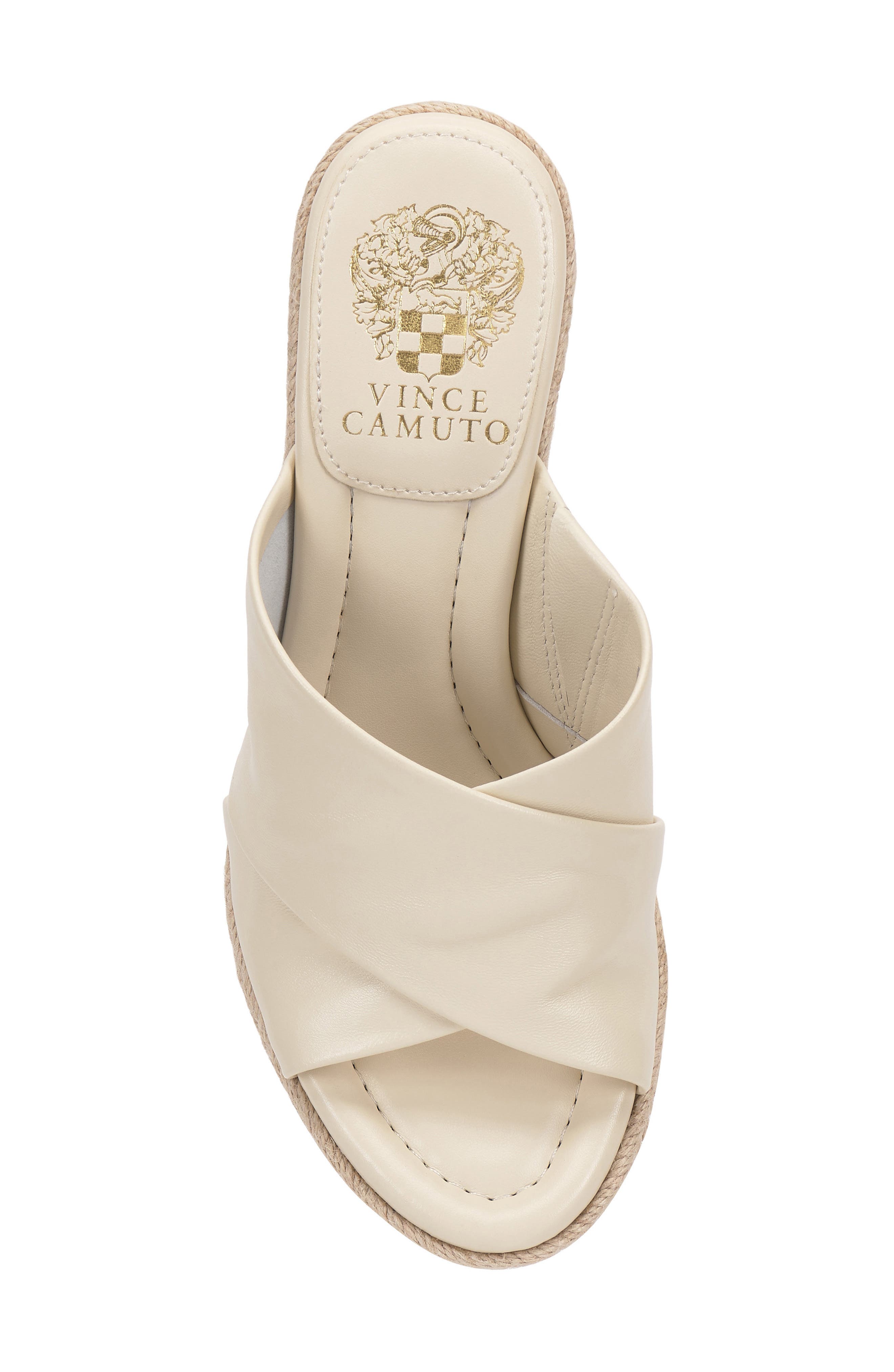 Fisella Espadrille Wedge Sandal, Alternate, color, CREAMY WHITE