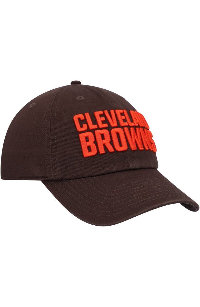 '47 Men's '47 Brown Cleveland Browns Clean Up Team Script Adjustable Hat, Alternate, color, 