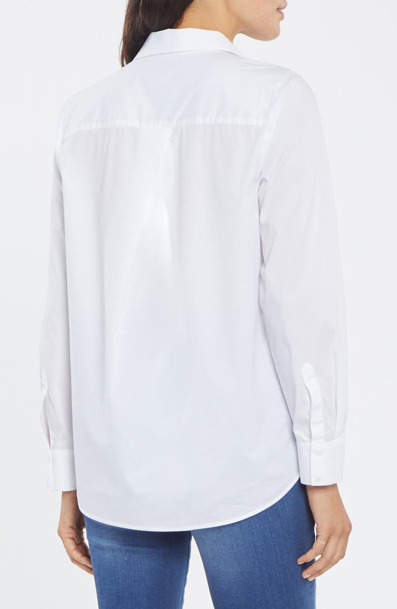 NYDJ Everyday Cotton Long Sleeve Button-Up Shirt, Alternate, color, 