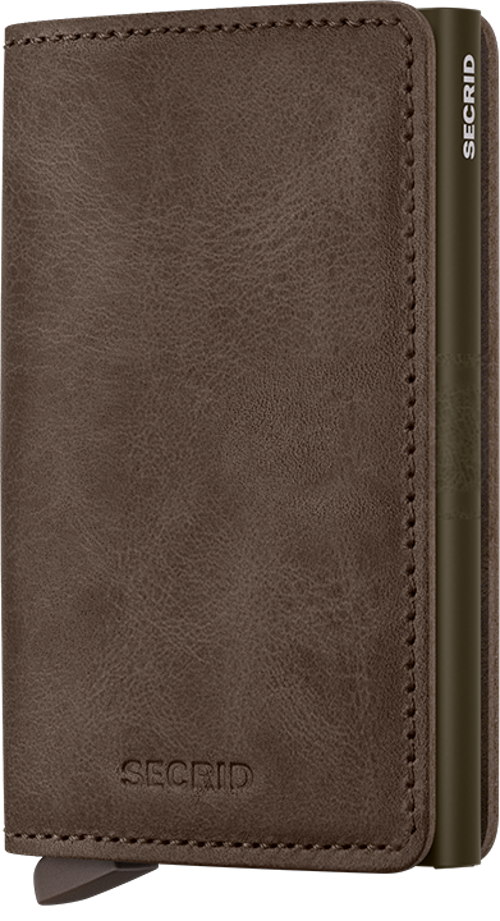 Secrid Slimwallet Vintage In Brown