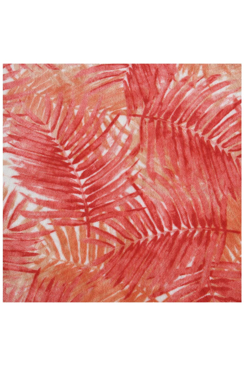Hot Tropics Throw Blanket, Alternate, color, BRIGHT ORANGE