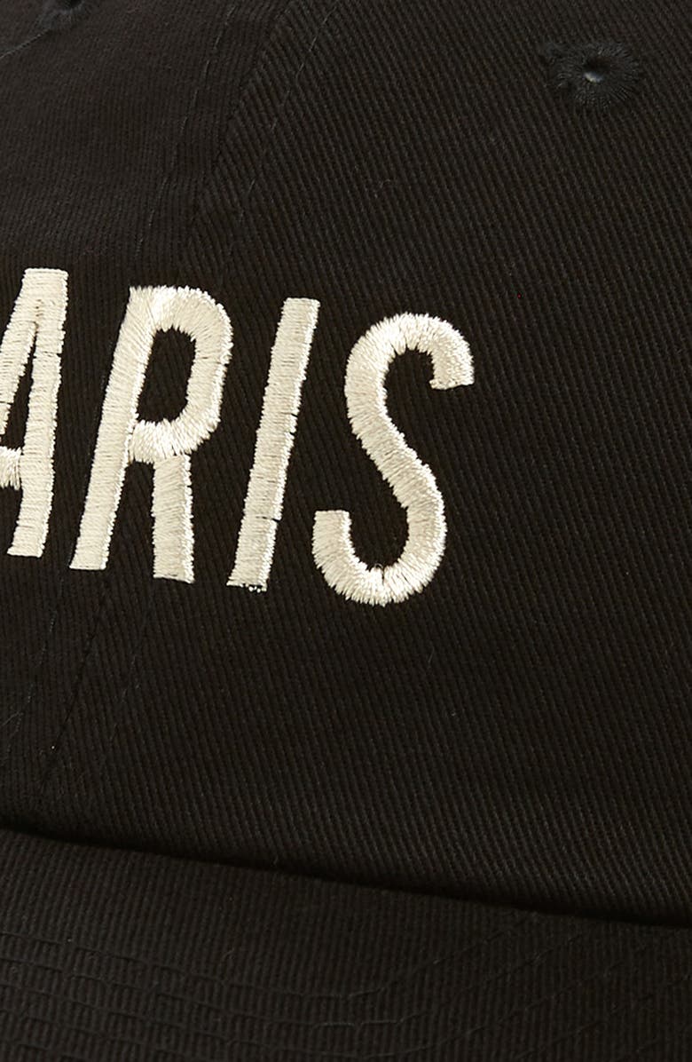 American Needle Paris Cotton Baseball Cap, Alternate, color, Black