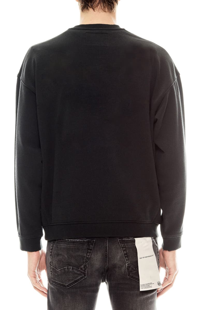 Cult of Individuality King of the Jungle Graphic Sweatshirt, Alternate, color, Pirate Black