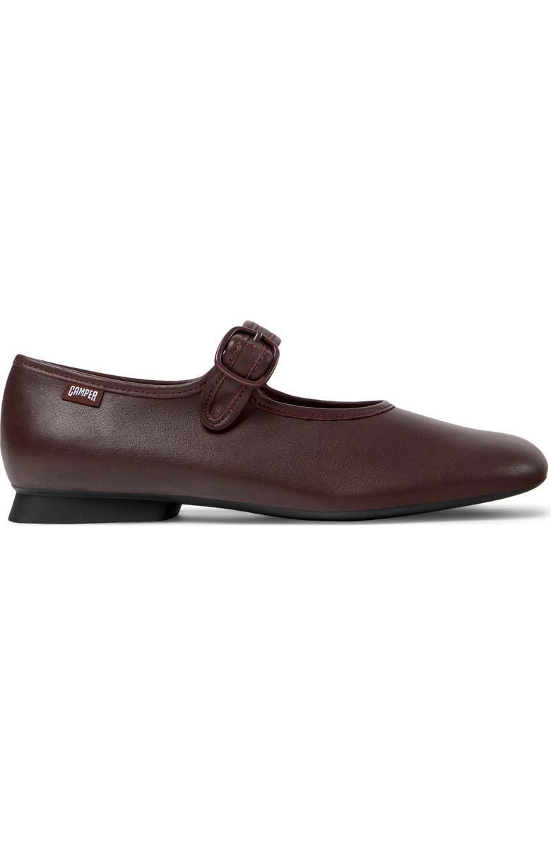 Camper Myra Mary Jane Flat, Alternate, color, Burgundy