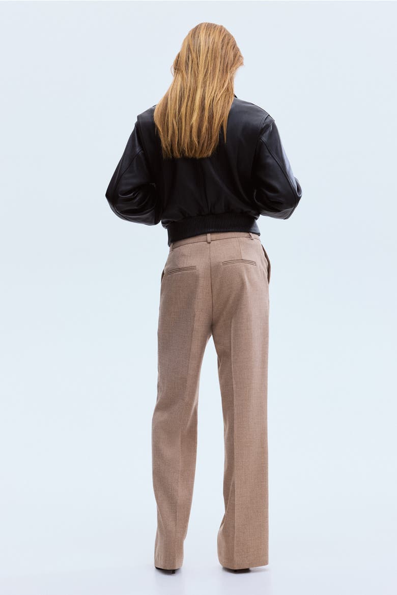 Belted Dress Pants, Alternate, color, Beige