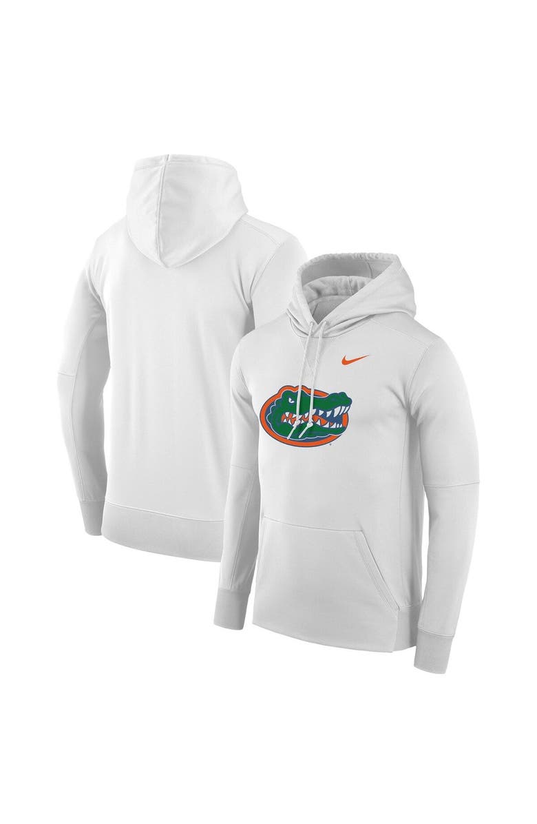 Nike Men's Nike White Florida Gators Performance Pullover Hoodie, Main, color, 