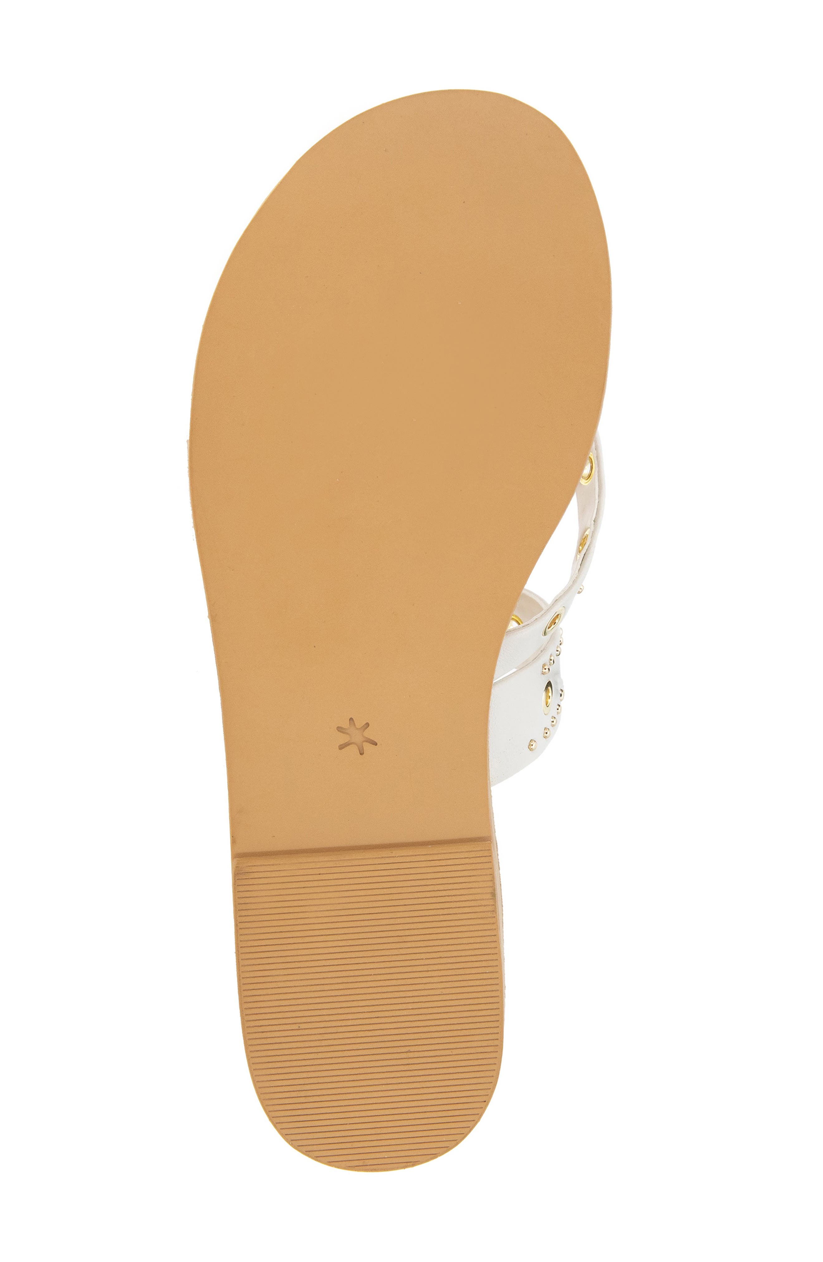 Splendid Sutton Stud Slide Sandal, Alternate, color, White Sand