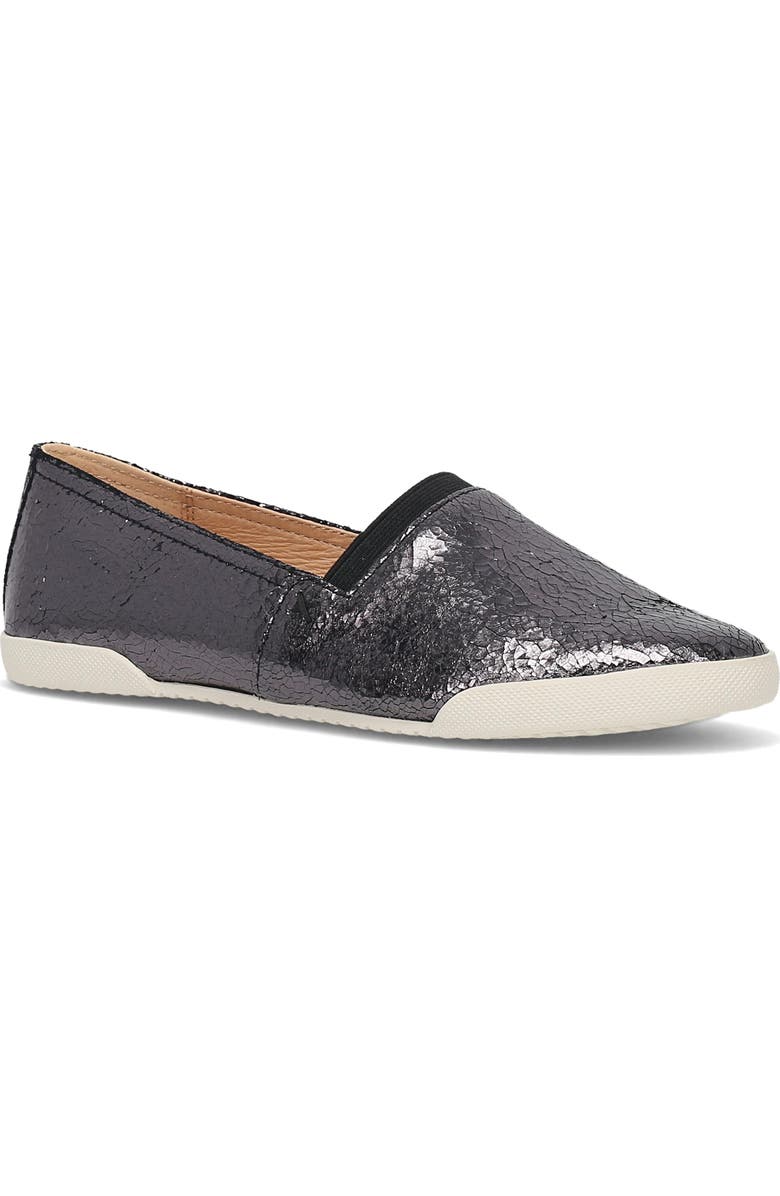 Frye Melanie Slip-On Flat, Main, color, Pewter Mirror