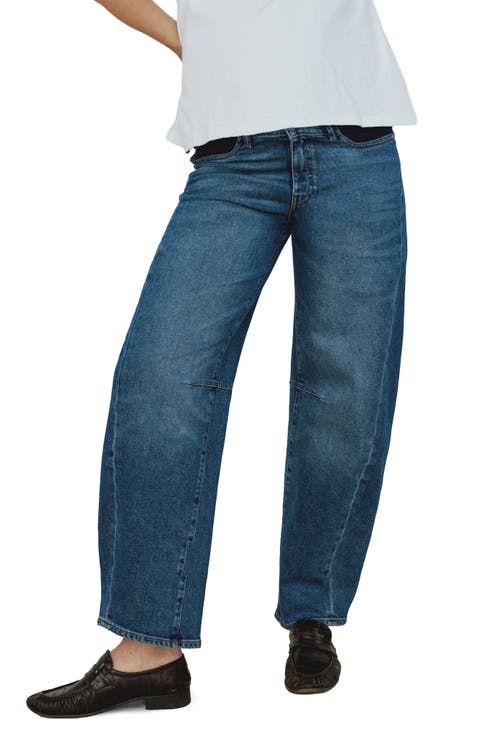 Micro Barrel Maternity Jeans