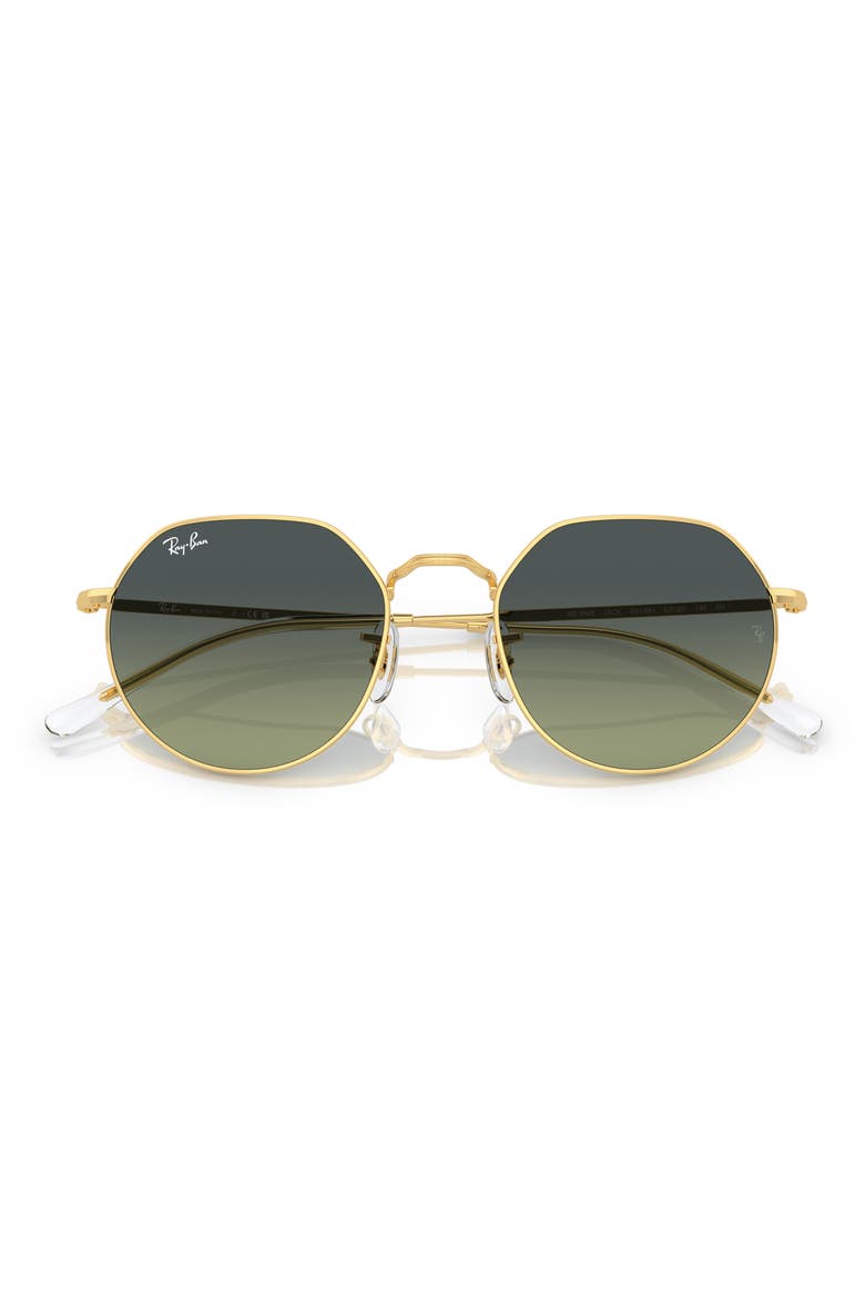 Jack 53mm Round Sunglasses, Alternate, color, GOLD FLASH