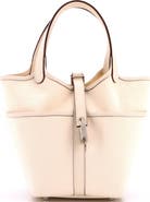 Pre-Owned Hermes Cargo Picotin Lock Bag Canvas and Swift PM