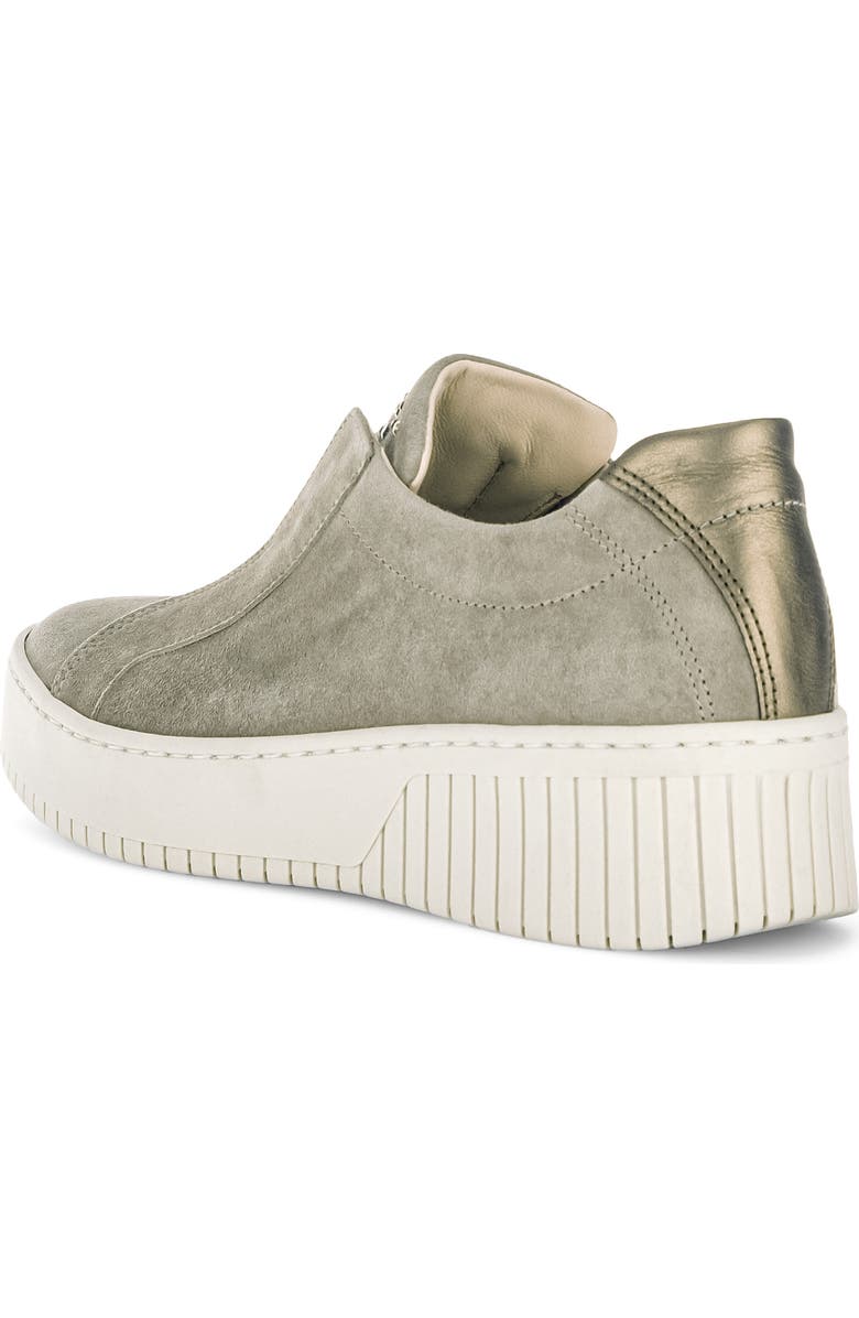 Gabor Crystal Studded Sneaker, Alternate, color, Schilf