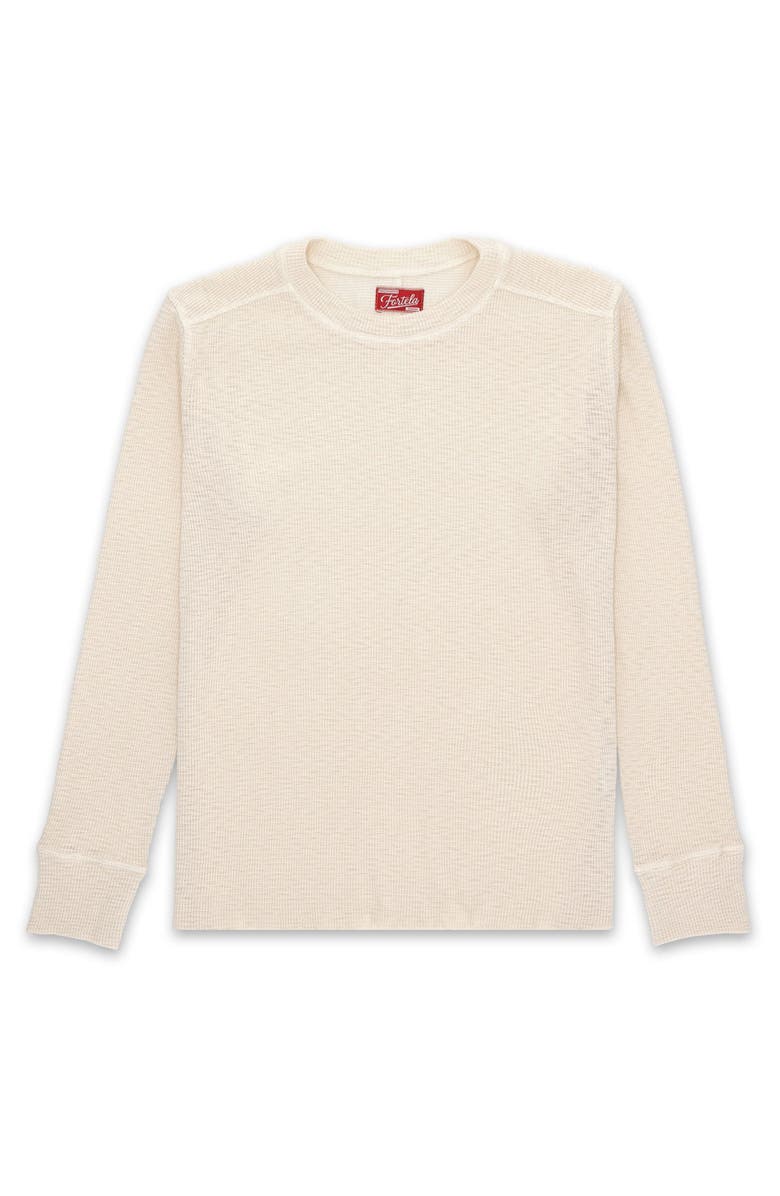 Fortela Geremia Waffle Knit Jersey, Main, color, Off White