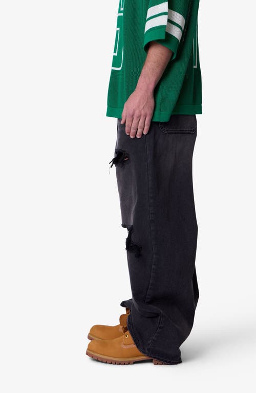 Mnml Blowout Rave Jeans In Black