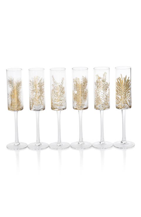 Festivity Set of 4 Champagne Flutes