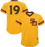 Mitchell & Ness Youth Mitchell & Ness Tony Gwynn Gold San Diego Padres Cooperstown Collection Mesh Batting Practice Jersey