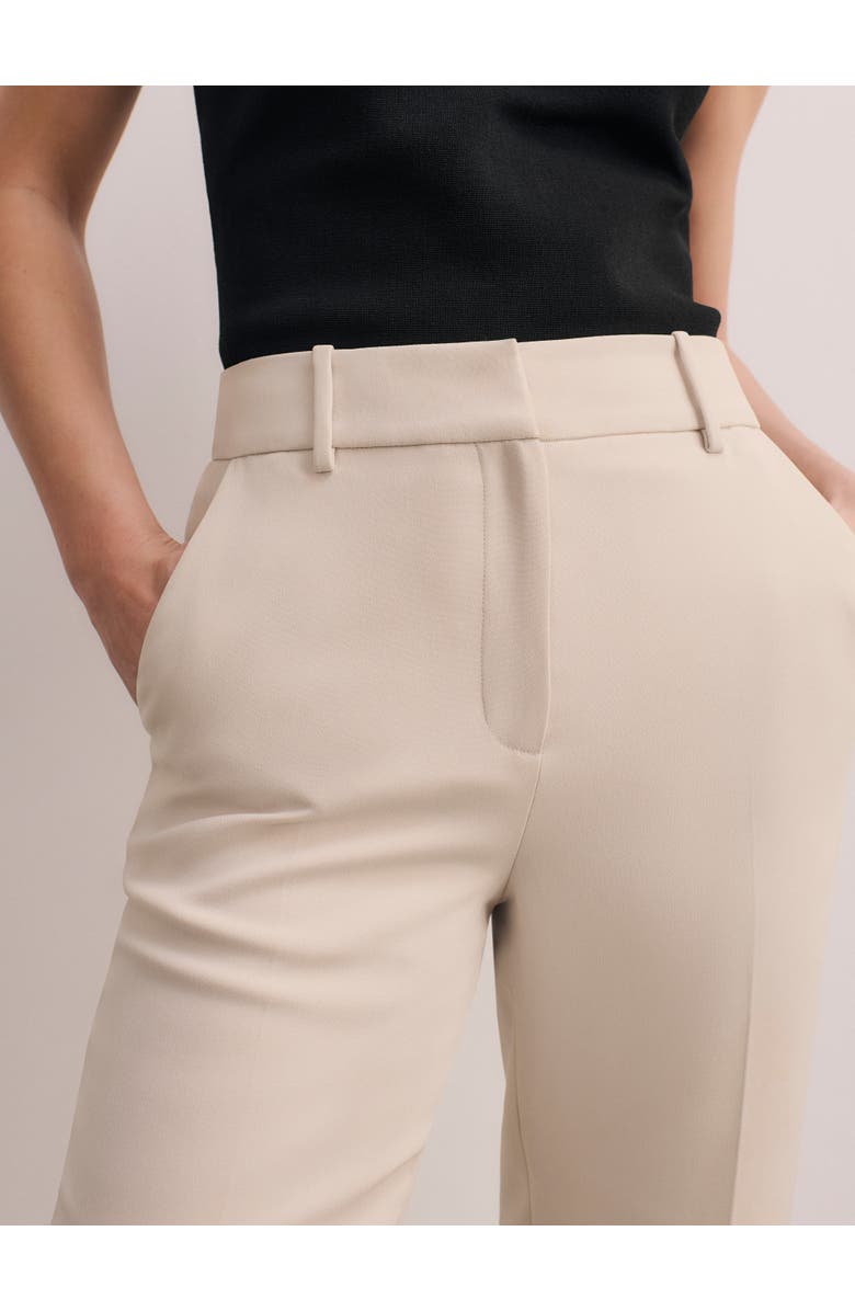 The Fold Tavira Doppio Crepe Pants, Alternate, color, Neutral