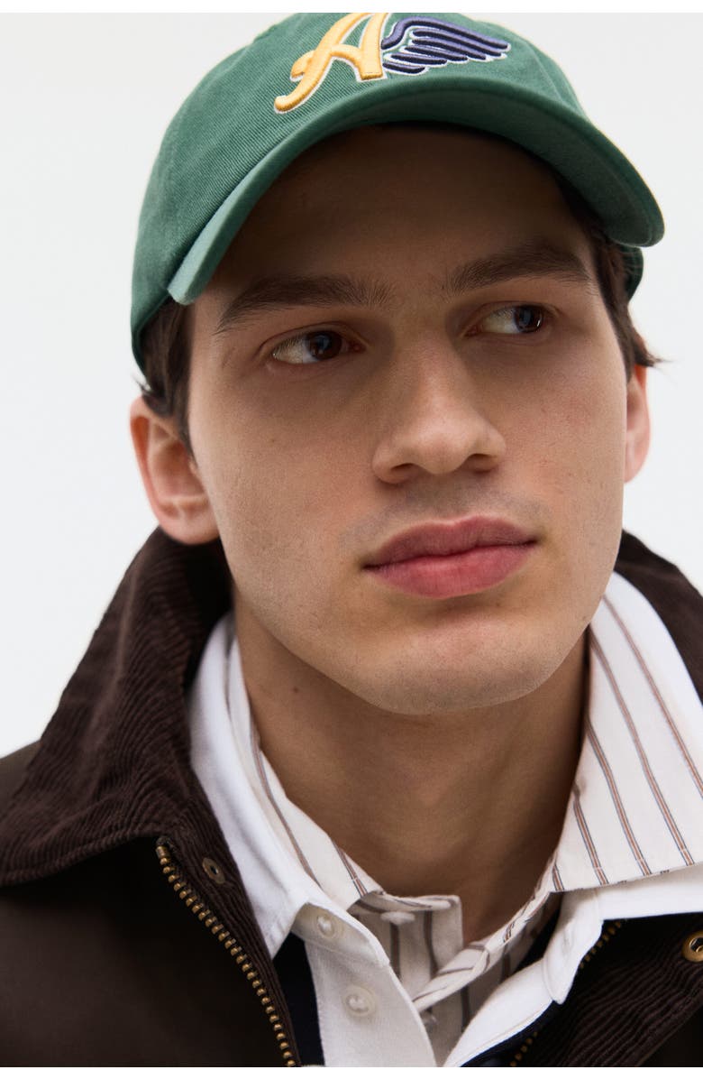 H&M Workwear Jacket, Alternate, color, Dark Khaki Green