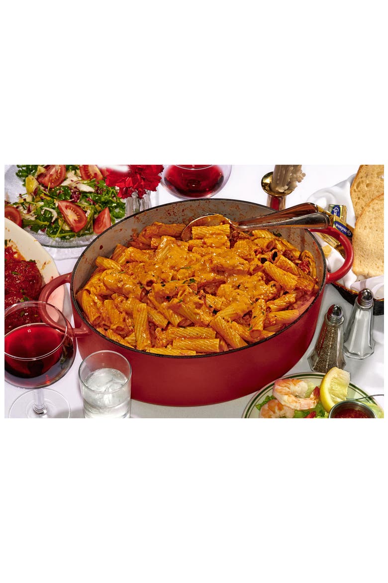 The Dutchess 6.75-Quart Enamel Cast Iron Dutch Oven with Lid (Nordstrom Exclusive), Alternate, color, MARINARA