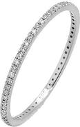 BY ADINA EDEN Diamond Micropavé Eternity Band 14K