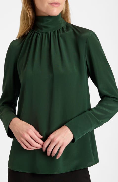 Phoenix Mock Neck Blouse