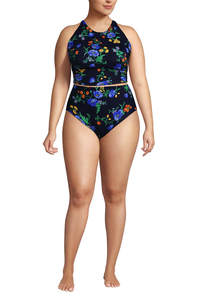 Tugless Portrait Back Set, Main, color, Navy/Tossed Poppy Floral