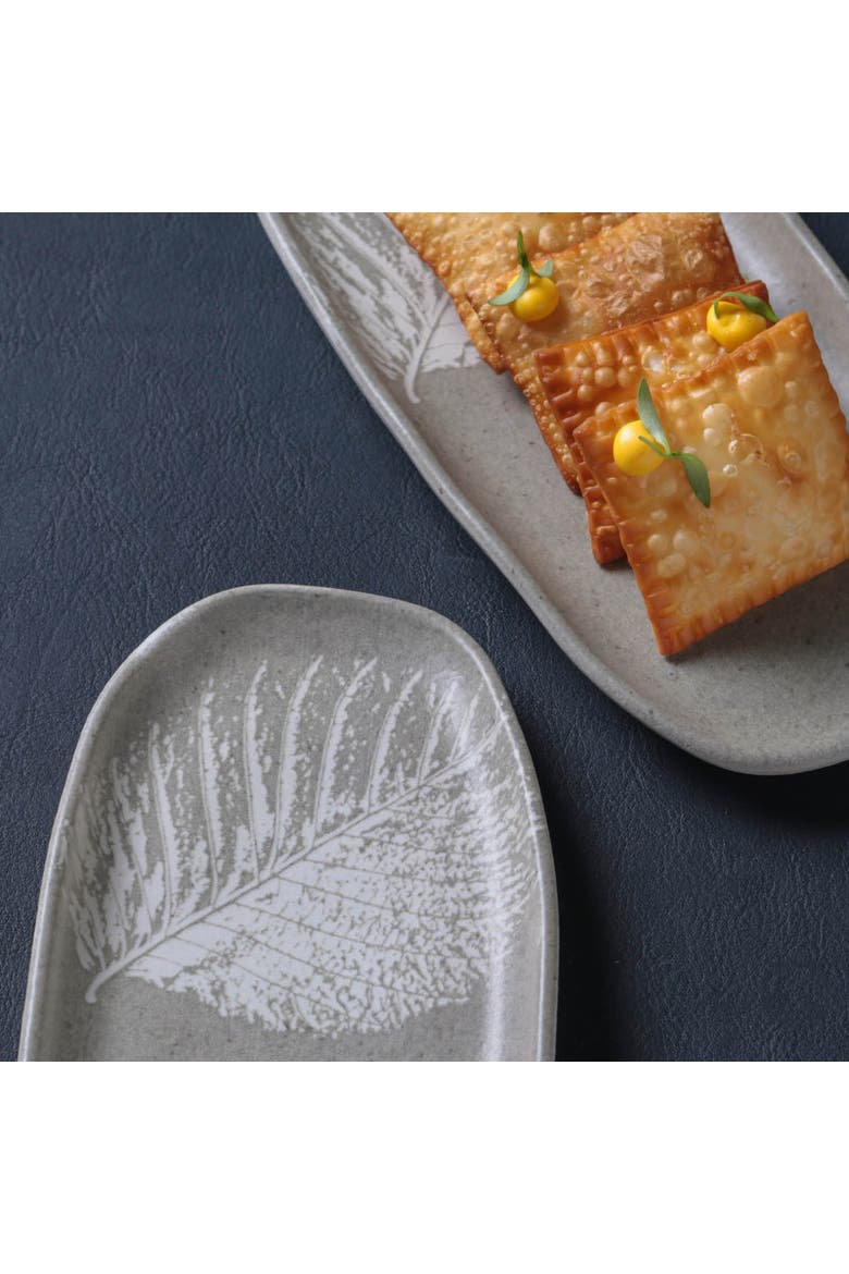 Shallow Organic Oval Platter Small Set of 4, Alternate, color, Seiva