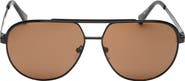 GUESS 60mm Pilot Sunglasses