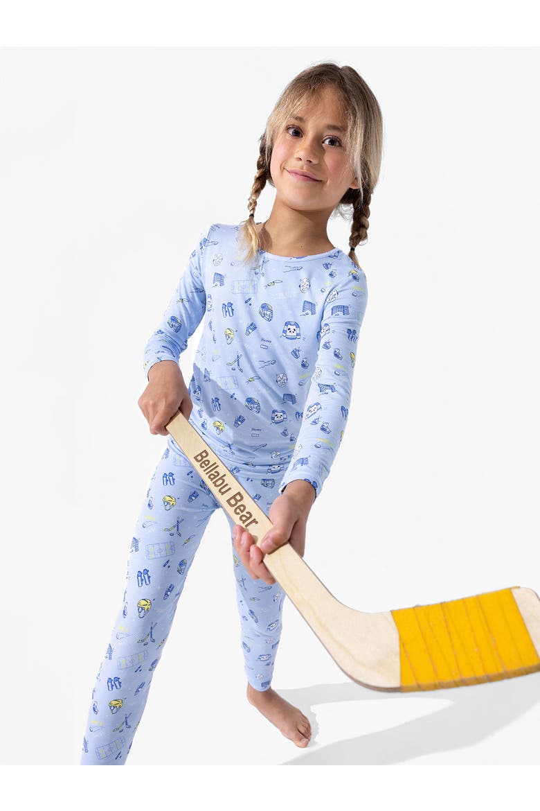Kids' Hockey Set of 2 Piece Pajamas, Alternate, color, Hockey