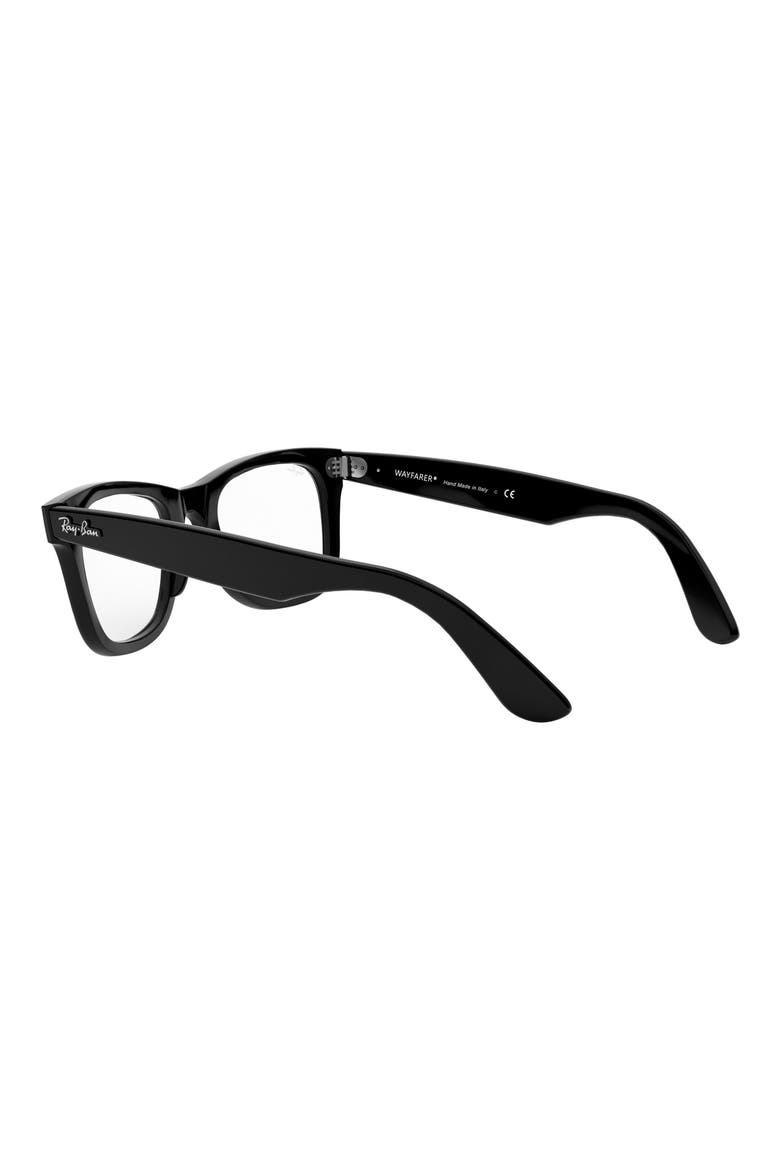 50mm Optical Glasses, Alternate, color, SHINY BLACK