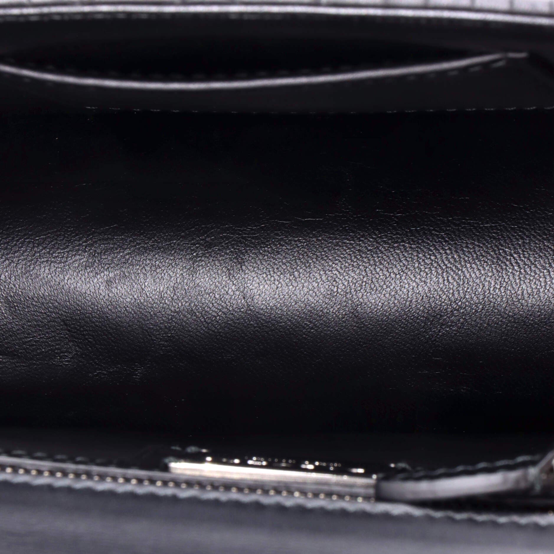 Serpenti Forever Shoulder Bag Quilted Leather Small, Alternate, color, Black