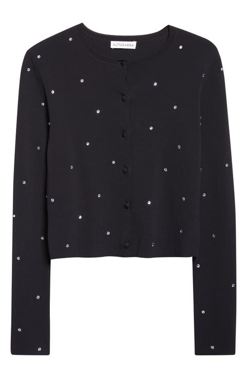 Dorrie Crystal Embellished Cardigan