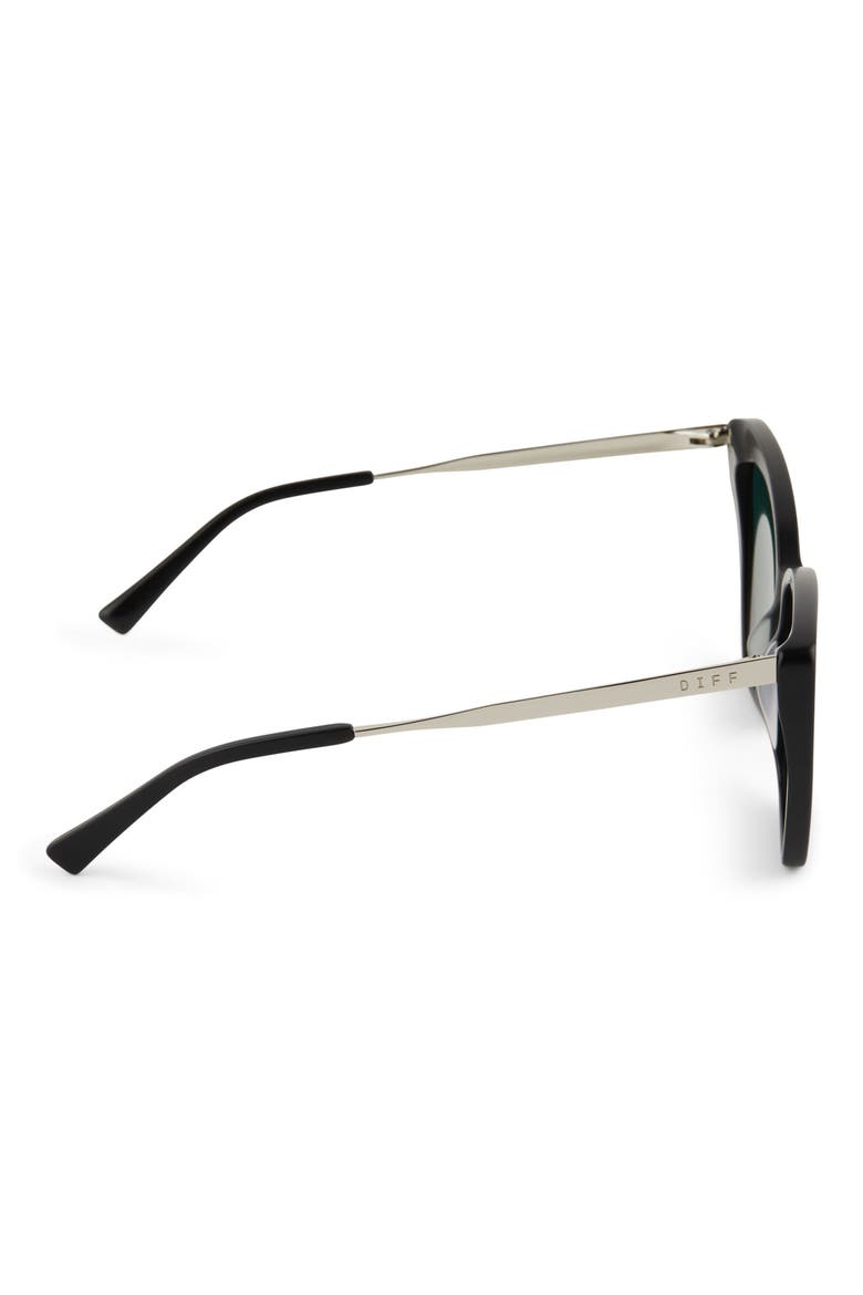Becky II 56mm Polarized Cat Eye Sunglasses, Alternate, color, PURPLE MIRROR