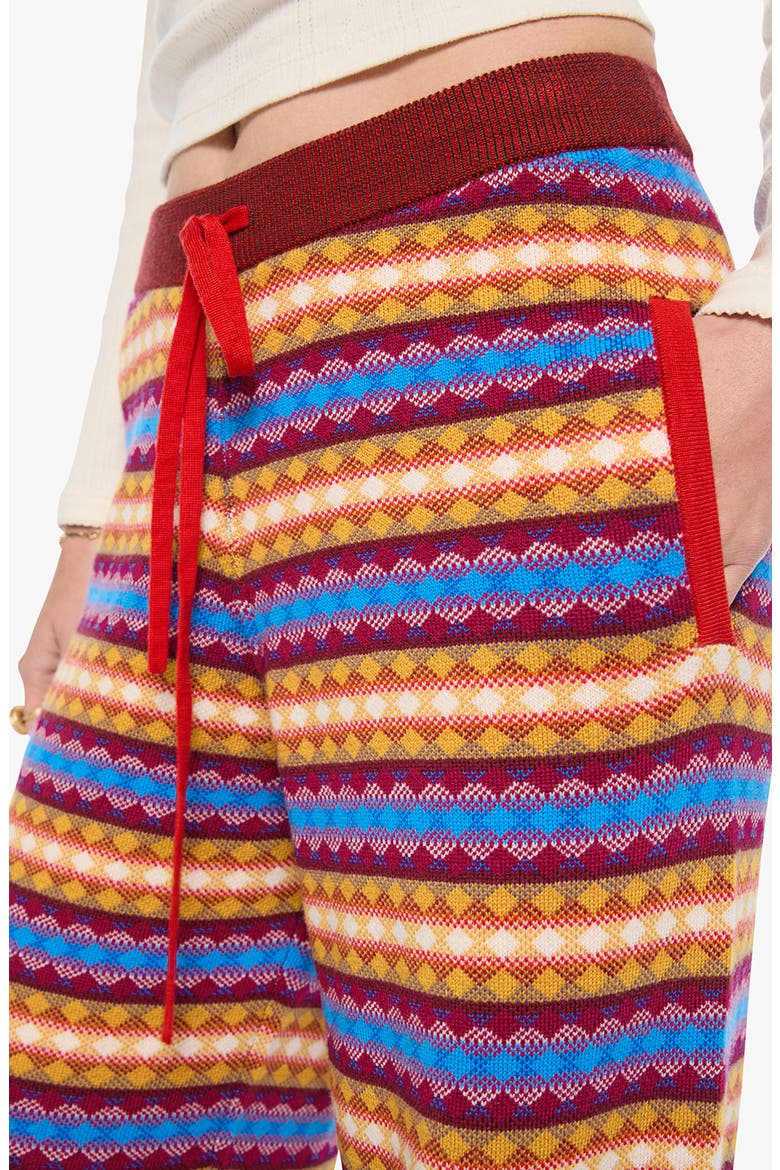 The Quickie Skimp Wide Leg Wool Pants, Alternate, color, RSST ORNG DZZLNG BLUE BEESWAX