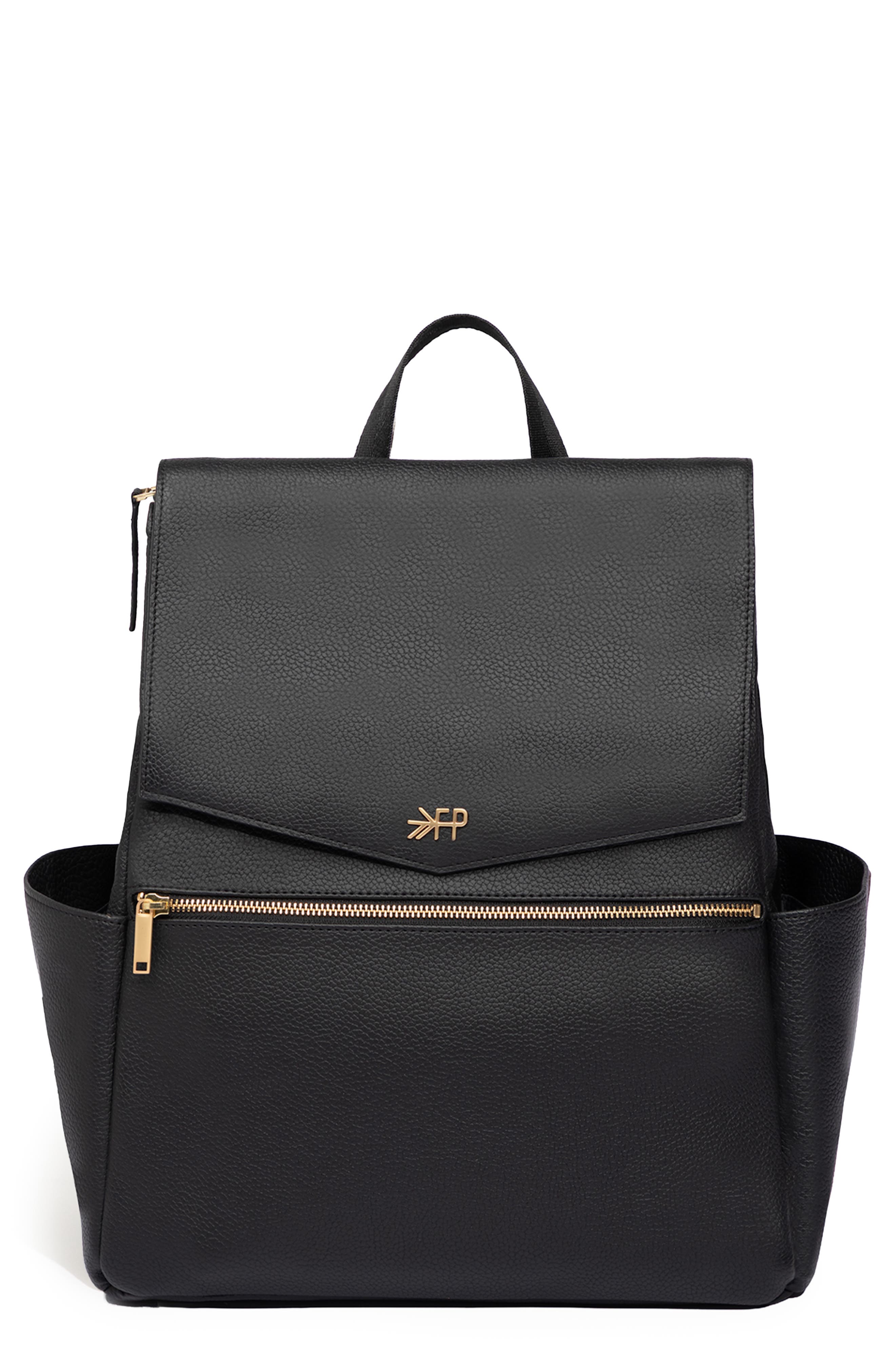 Freshly Picked Classic Diaper Backpack II, Main, color, Ebony