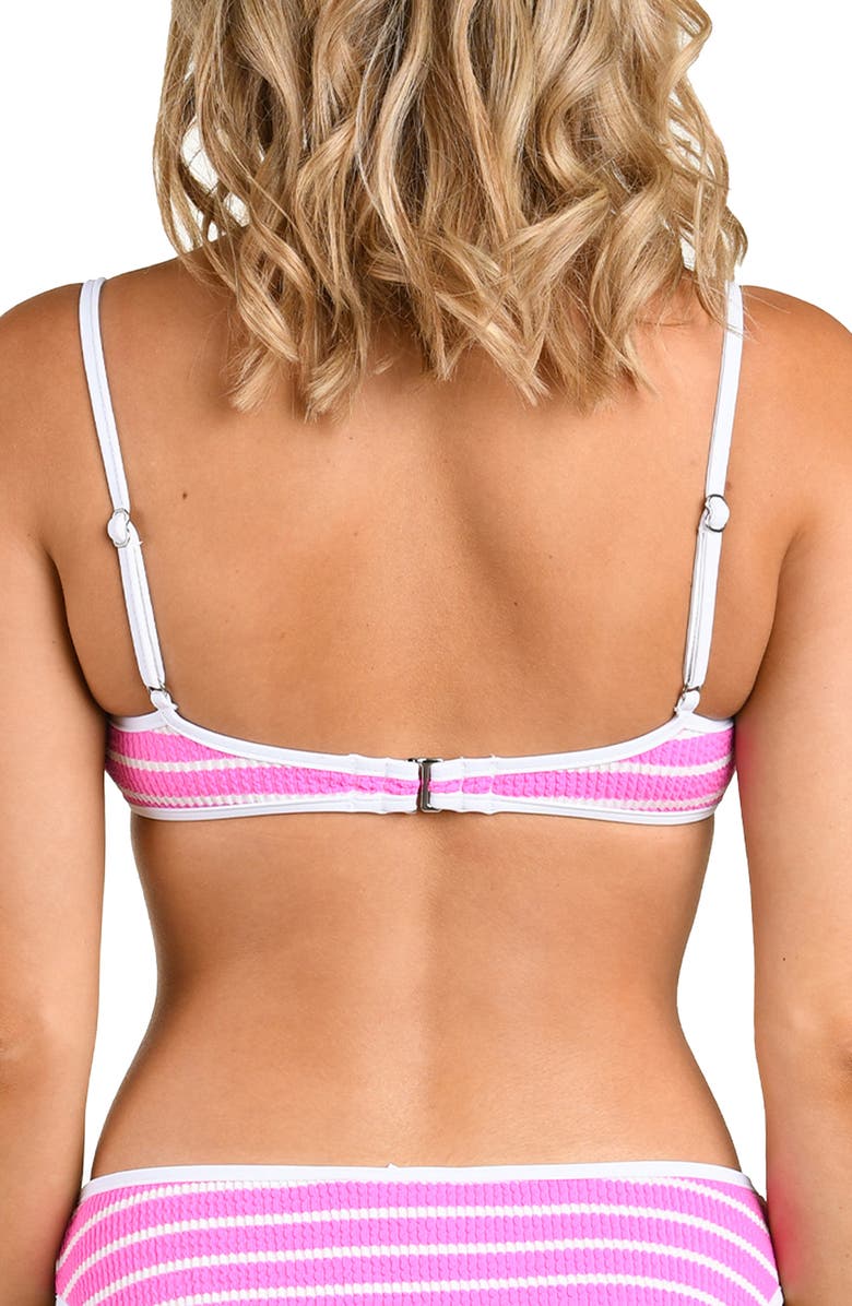 Citrus Brenton Petal Cutout Bikini Top, Alternate, color, Pop Pink