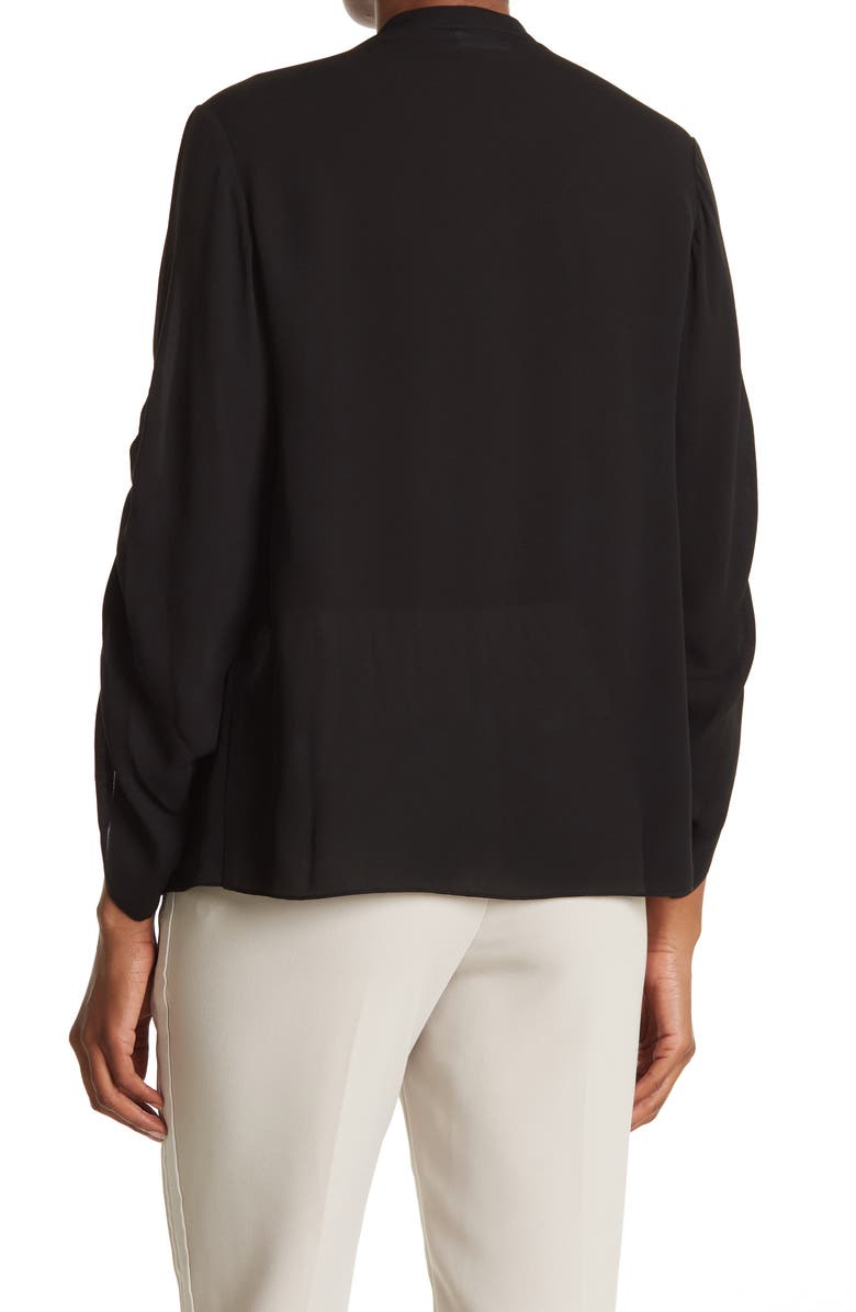 FERRAGAMO Solid 3/4 Sleeve Blouse, Alternate, color,