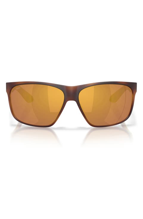 Trades 60mm Polarized Square Sunglasses
